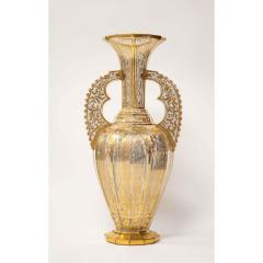 A Bohemian Cut Glass Vase in the Alhambra Form circa 1860 - 1199705