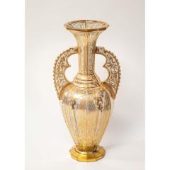 A Bohemian Cut Glass Vase in the Alhambra Form circa 1860 - 1199706