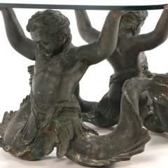 A Bronze Glass Coffee Table 20th C Thailand  - 4333075