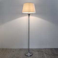 A Brushed Steel Floor Lamp - 3874563