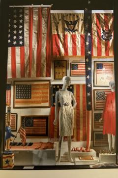 A CARVED AND PAINTED FIGURE OF UNCLE SAM CIRCA 1876 - 4140429