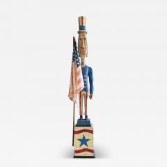 A CARVED AND PAINTED FIGURE OF UNCLE SAM CIRCA 1876 - 4142914