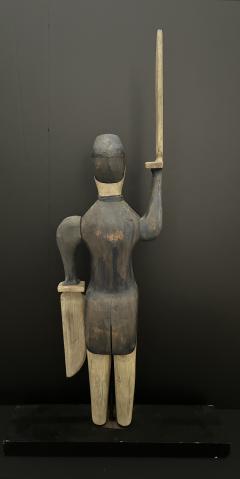 A CARVED AND PAINTED WHIRLIGIG OF CIVIL WAR SOLDIER  - 4107238
