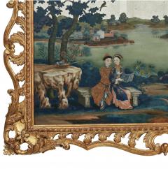 A CHINESE EXPORT REVERSE GLASS PAINTING - 3562962