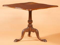 A CHIPPENDALE CARVED MAHOGANY TILT TOP TEA TABLE - 3092270