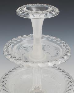 A CUT AND ENGRAVED VICTORIAN SWEET STAND - 3960396