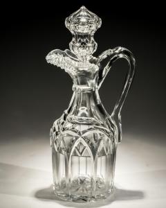 A CUT GLASS WILLIAM IV CLARET JUG - 3792960