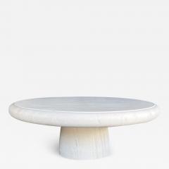 A Carved French Limestone Round Coffee Cocktail Table - 3482100
