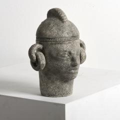 A Ceramic Face Pot - 3586779