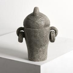 A Ceramic Face Pot - 3586783