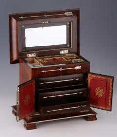 A Charles X Inlaid Rosewood Necessaire de Voyage French ca 1830 - 44185