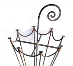 A Charming French 1920s Metal Openwork Umbrella Stand - 575781