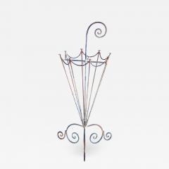 A Charming French 1920s Metal Openwork Umbrella Stand - 576773