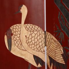 A Chinese 10 panel folding screen C 1940  - 4323783