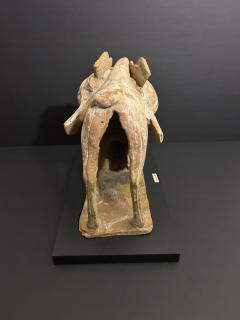 A Chinese Kneeling Camel Tang Dynasty 618 908 AD or earlier TL tested  - 4472097