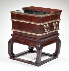 A Chinese Tielimiu and Hongmu Ice Chest - 1510874