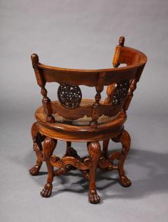 A Close Pair of 16th Century Dutch Colonial Swivel Chairs - 3513993