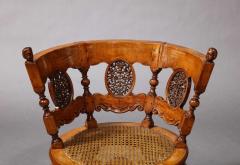 A Close Pair of 16th Century Dutch Colonial Swivel Chairs - 3514022