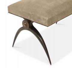 A Contemporary Banquette designed by Marie Guerin Solid Bronze - 1656340