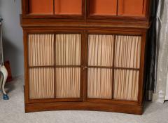 A Curved French Walnut Biblioth que One of Two  - 3152426
