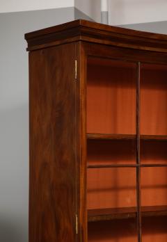 A Curved French Walnut Biblioth que One of Two  - 3152432