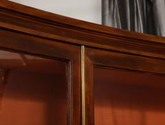 A Curved French Walnut Biblioth que One of Two  - 3152435