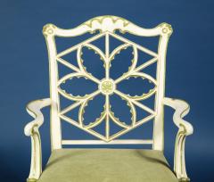 A Custom Painted Chippendale Style Armchair - 3513996