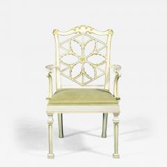 A Custom Painted Chippendale Style Armchair - 3517500
