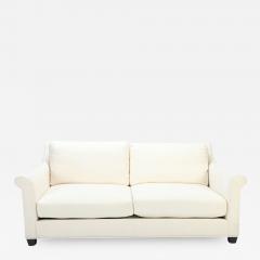 A Custom made white two seat sofa Circa 1995  - 3047508