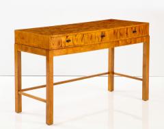 A Danish Flamed Birch Console Circa 1930 40 - 2804941