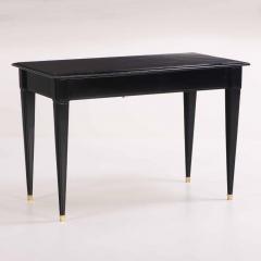 A Directoire style ebonized mahogany writing desk bureau plat C 1945  - 4219829