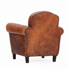 A Dutch Art Deco leather club chair C 1940  - 4278136