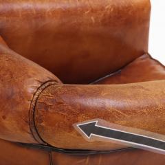 A Dutch Art Deco style Leather Club Chair C 1950  - 4598227
