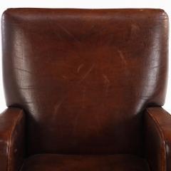 A Dutch Classic Leather Club Chair C 1960  - 4598089