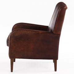 A Dutch Classic Leather Club Chair C 1960  - 4598174