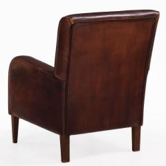 A Dutch Classic Leather Club Chair C 1960  - 4598175