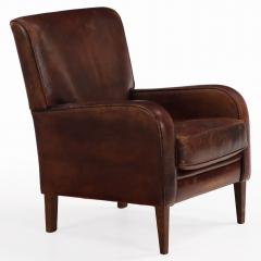 A Dutch Classic Leather Club Chair C 1960  - 4598176