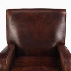 A Dutch Classic Leather Club Chair C 1960  - 4598177