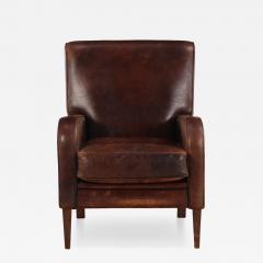A Dutch Classic Leather Club Chair C 1960  - 4598242