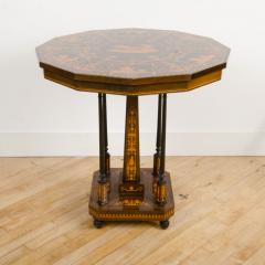 A Dutch marquetry walnut inlay tilt top table circa 1885 - 1832664