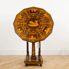 A Dutch marquetry walnut inlay tilt top table circa 1885 - 1832676