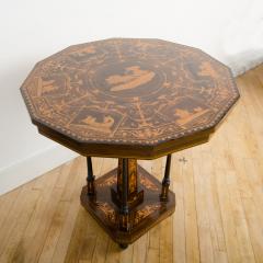 A Dutch marquetry walnut inlay tilt top table circa 1885 - 1832680