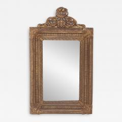 A Dutch style brass repouse mirror circa1880 Top crest is removeable  - 3405130