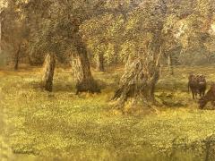 A EVERARD READ ANTIQUE ENGLISH BEAULIEUS OAK PAINTING BY A EVERARD READ - 4286963