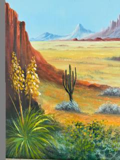 A Edmiston Southwestern Landscape Acrylic on Canvas 36 x 24  - 4359980