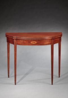 A FEDERAL EAGLE INLAID CARD TABLE - 4224325