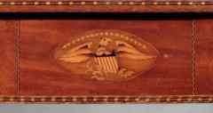 A FEDERAL EAGLE INLAID CARD TABLE - 4224326