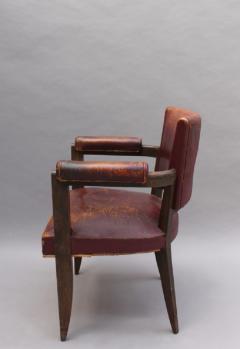 A FINE FRENCH ART DECO BEECH DESK CHAIR - 1030812