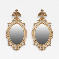 A FINE PAIR OF GEORGE III GILTWOOD MIRRORS - 3302266
