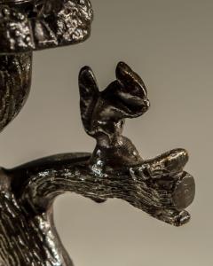A FINE PAIR OF GILT BRONZED STAG DOE CANDLESTICKS - 3791028
